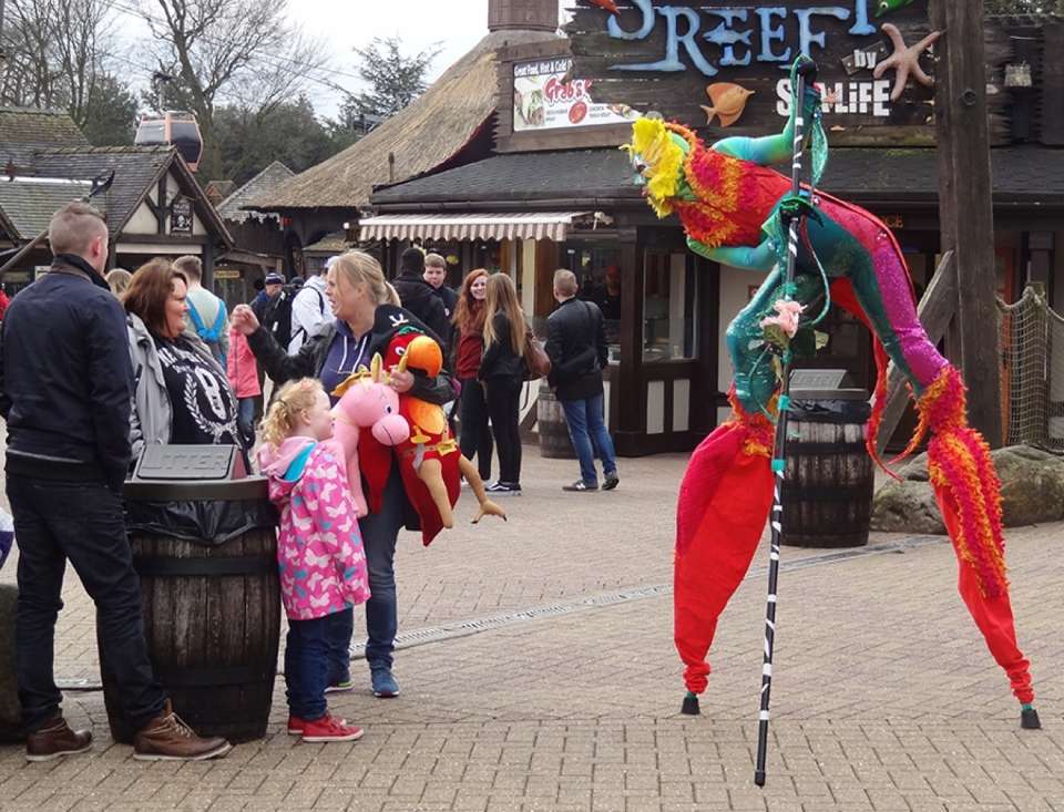 Mythical madness stilt walkers9
